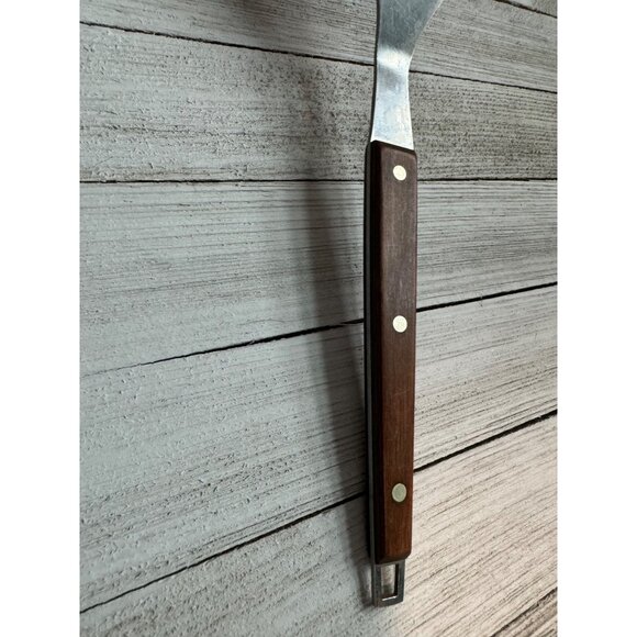 Right angle potato smasher. USA Ekco Flint Stainless Steel With Wooden Handle - Picture 6 of 9